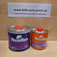 Акриловый лак HS (0,5 л) Reoflex, комплект с отвердителем