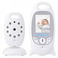 Видеоняня Baby Monitor VB 601 VB601 на аккумуляторах с двусторонней связью, мелодиями и термометром