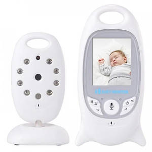 Відеоняня Baby Monitor VB 601 VB601 на акумуляторах із двостороннім зв'язком, мелодіями та термометром