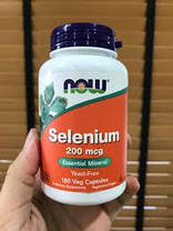 Селен NOW Selenium 200 mcg 180 капс, фото 4