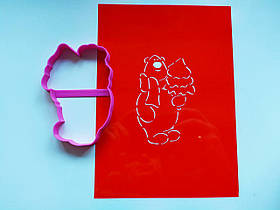 3D-формочки-вирубки для пряників "Ведмедик 110"