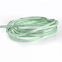 Тасьма шкіряна лакована 5мм м'ятна (52225.004)