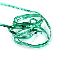 Тасьма шкіряна лакована 5 мм зелена (52225.006)