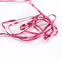 Тасьма шкіряна лакована 5мм малинова (52225.012)