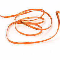 Тасьма шкіряна лакована 5мм помаранчева (52225.013)