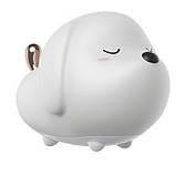 Дитячий нічник-іграшка Baseus Cute series doggie silicone Собачка Білий (DGAM-B02)