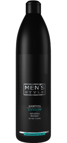 Шампунь для волосся освіжний Profistyle Men's style 1 л, чоловіча серія