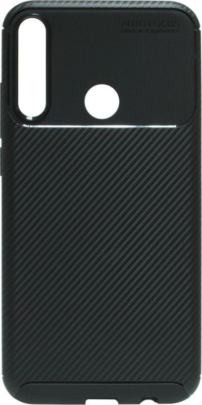 Накладка Huawei P40 Lite E/Honor 9C black Carbon TPU PC
