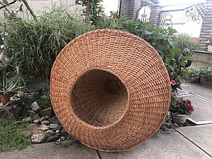 Абажур з лози висота 30 діаметр 100 см .
