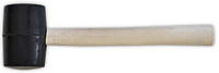 Киянка резиновая 450г, 55мм, деревянная ручка TECHNICS