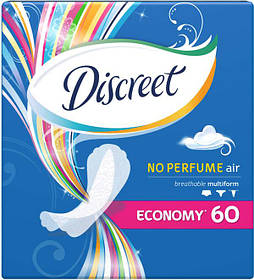 Щоденні гігієнічні прокладки Discreet Air Multiform 60 шт