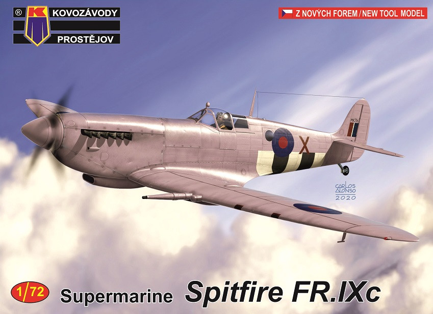 Пластикова модель 1/72 Kovozavody Prostejov 0176 Британський винищувач Spitfire FR.IXc