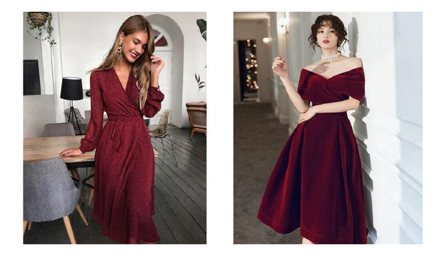 Бордове плаття