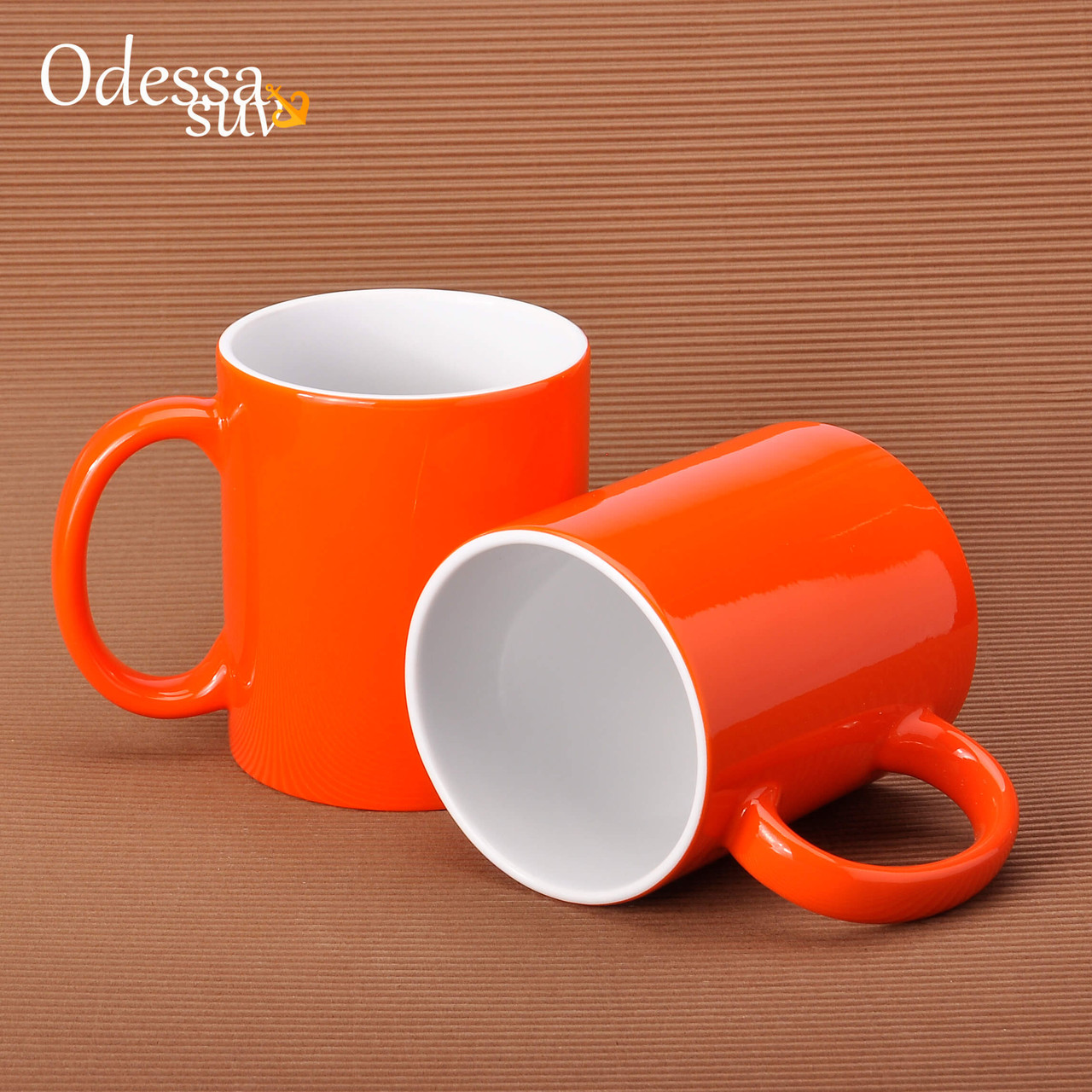 Чашка для сублимации ХАМЕЛЕОН Глянцевая (оранжевая) - фото 3 - id-p417502872