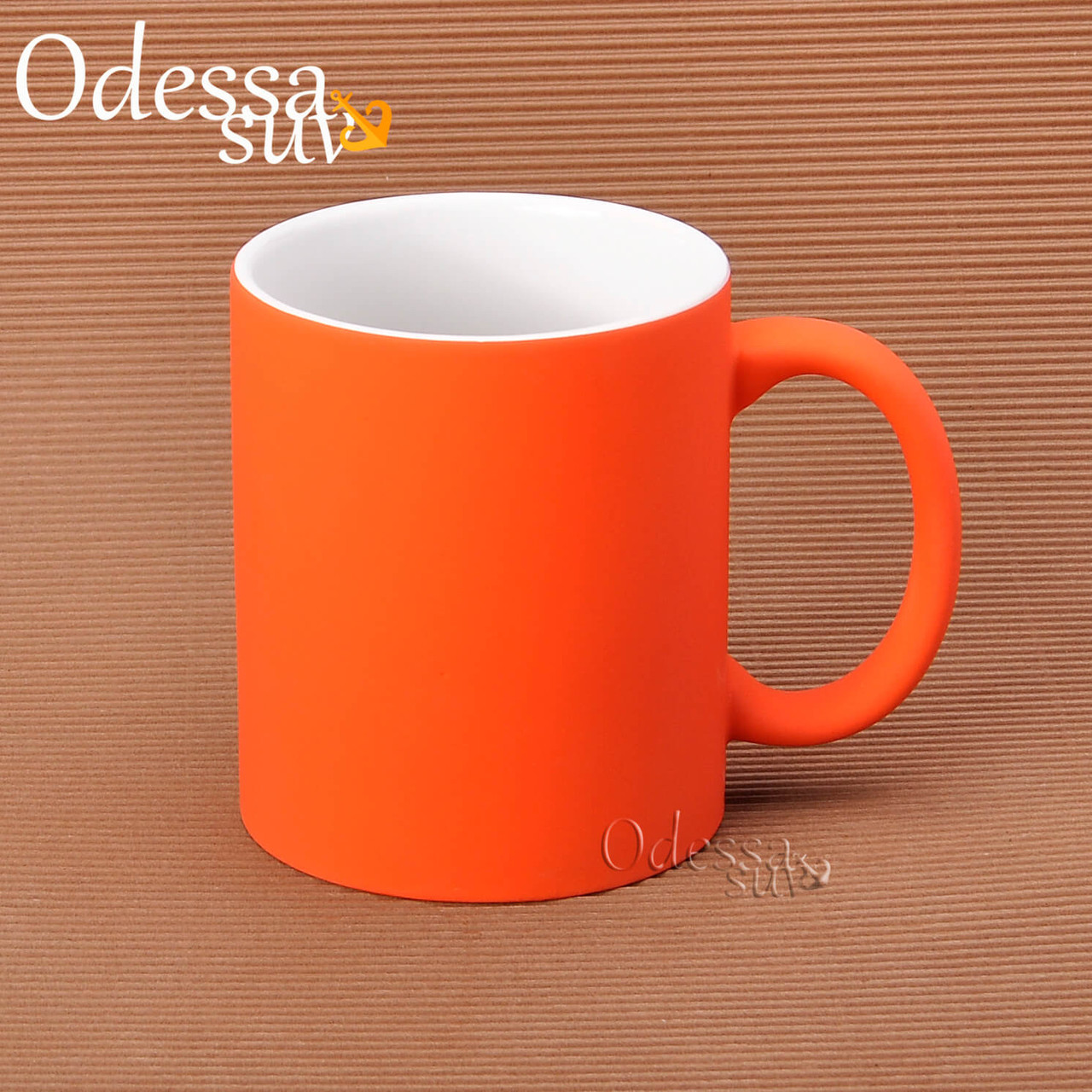 Чашка для сублімації ХАМЕЛЕОН матова (помаранчева), фото 1