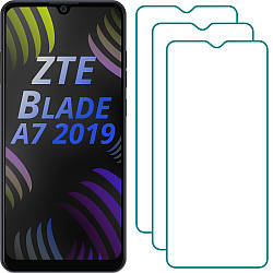 Комплект ZTE Blade A7 2019 Захисні Стекла (3 шт.) (ЗТЕ Блейд А7)