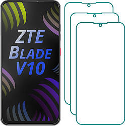 Комплект ZTE Blade V10 Захисні Стекла (3 шт.) (ЗТЕ Блейд В10)