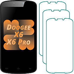 Комплект Doogee X6 / X6 Pro Захисні Скло (3 шт.) (Дуги Икс Х6)