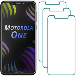 Комплект Motorola Moto One Захисні Стекла (3 шт.) (Моторола Оне)