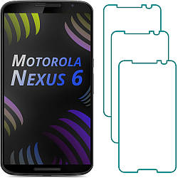 Комплект Motorola Nexus 6 Захисні Стекла (3 шт.) (Моторола Нексус 6)