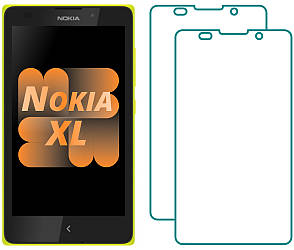 Комплект Nokia XL Захисні Скло (2 шт.) (Нокиа ХЛ Икс Эль)