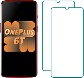 Комплект OnePlus 6T Захисні Стекла (2 шт.) (Ван Оне Плас Плюс 6Т)