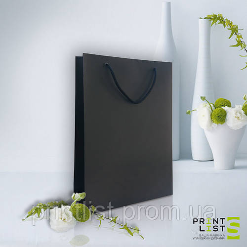 Купить Пакет картонный черный (220*320*80), цена 18 ₴ — Prom.ua (ID ...