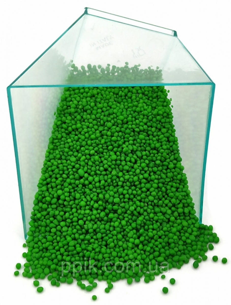 Посипка кульки зелені 2 мм 50 грам