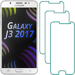 Комплект Samsung J3 2017 J330 Захисні Стекла (3 шт.) (Самсунг Джей Джи 3 17)