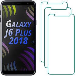 Комплект Samsung J6 Plus 2018 J610 Захисні Стекла (3 шт.) (Самсунг Джей Джи 6 Плюс 2018)