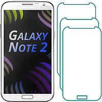 Комплект Samsung Note 2 N7100 Защитные Стекла (3 шт.) (Самсунг Ноут Ноте 2 7100)