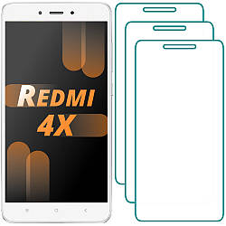 Комплект Xiaomi Redmi 4X Захисні Стекла (3 шт.) (Сяоми Ксиаоми Редми 4Х 4 Икс)