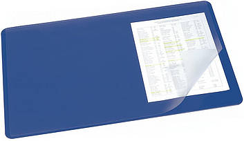 Підкладка для робочого стола з прозорим клапаном 40х53 см синя Durable Німеччина