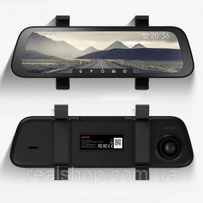 Відеореєстратор Xiaomi 70mai Rearview Dash Cam Wide (Midrive D07), фото 1