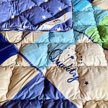 Ковдра зимовий вовняне ОДА Євро 200x220 | Овеча шерсть, чохол: 100% бавовна | Вовняна ковдра ODA, фото 3