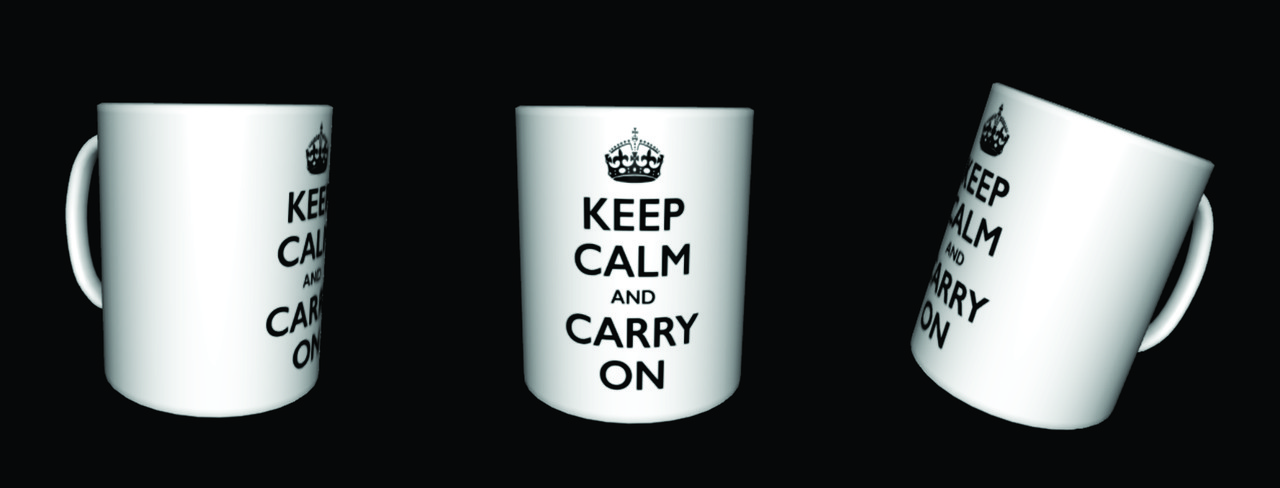 Чашка з друком Keep Calm