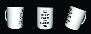 Чашка з друком Keep Calm