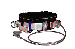 Пояс Безлямковий Монтажний Sinew (Сталевий Трос)