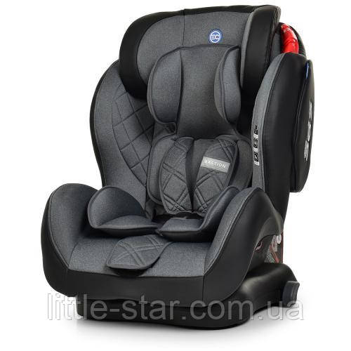 Автокрісло El Camino ME 1057 BASTION DARK GRAY, сірий, льон, група 1+2+3