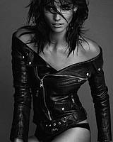 Розмір 40-42. Жіночий, осінній чорний шкіряний піджак-куртка, екошкіра