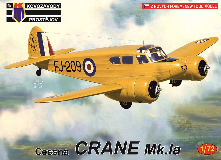 Пластикова модель 1/72 Kovozavody Prostejov 0169 Американський багатоцільовий літак Cessna CRANE Mk.Ia