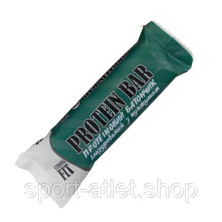Батончик Strong Fit 32% Protein Bar, 60 грамів Кунжут
