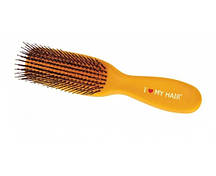 Щітка для волосся I Love My Hair SPIDER 1501 M  глянсова Yellow Жовтий