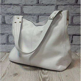 Сумка жіноча "Ева" натуральна шкіра,бела