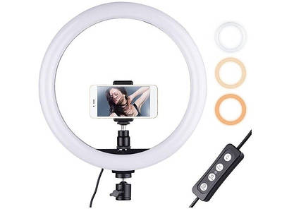 Кільцева Led-лампа S31 з кріпленням для телефона 30 см 183194
