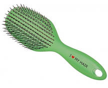Щітка для волосся I Love My Hair SPIDER 1502 L глянсова Green Зелений