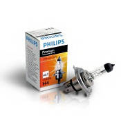 Автолампа Philips 12V Н4 60/55W Premium +30%