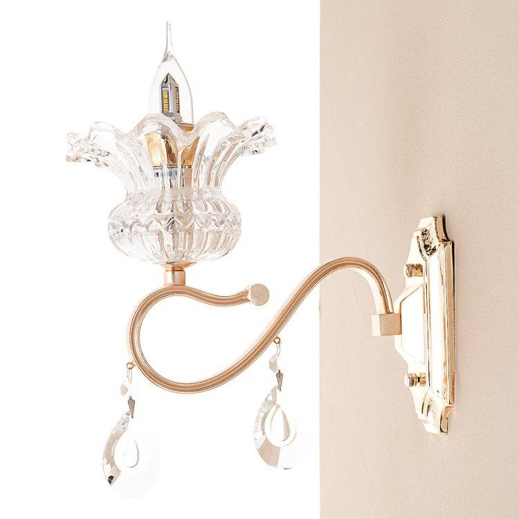 Бра настінне з плафоном у формі квітки SLAVIA OU046/1W