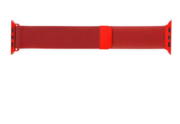 Браслет металевий Armorstandart Milanese Loop для Apple Watch 38mm 40mm Red (ARM54390), фото 2