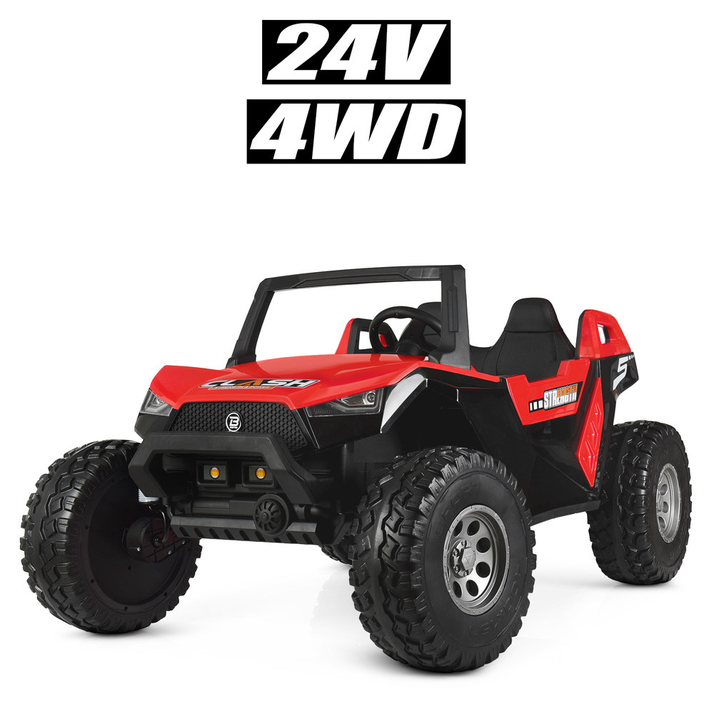 Дитячий електромобіль в стилі BUGGY (Багі) M 4170EBLR-3(24V) червоний
